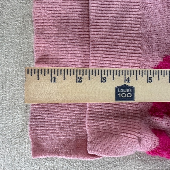 Grace + Karma Mock Turtleneck Pink Floral Abstract Women's Sweater Sz S - Picture 5 of 10